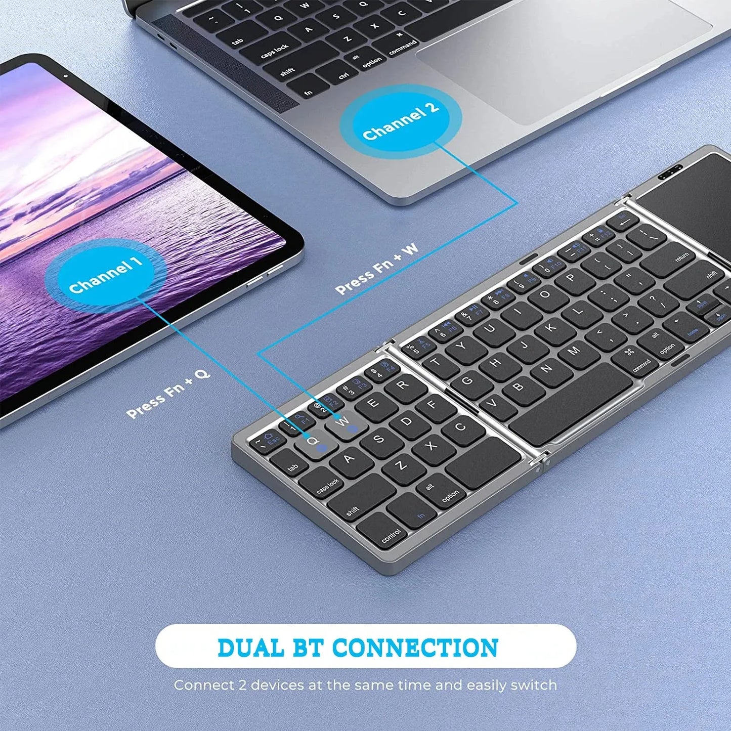 Wireless phone keyboard